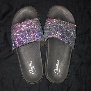 sparkly slides